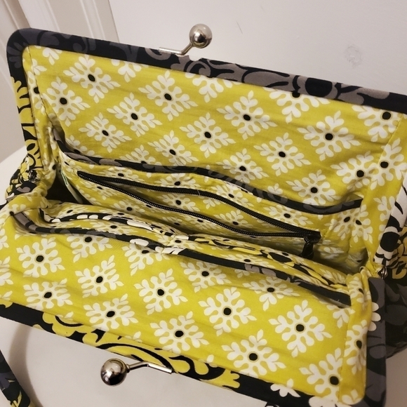 EC Vera Bradley Elouise Retired Baroque Kisslock Close Shoulder Bag, Colorful - Picture 8 of 9